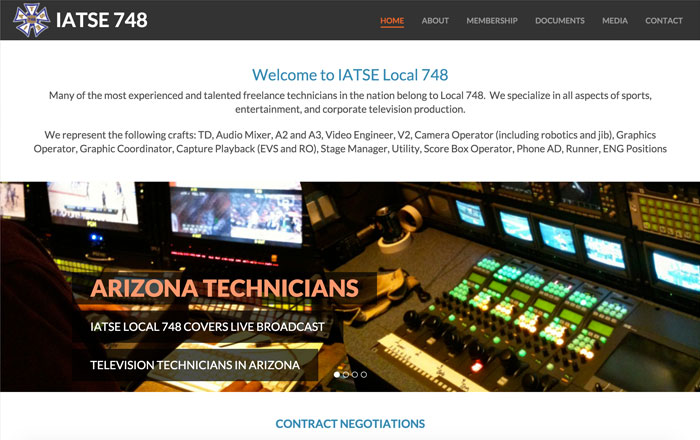 IATSE 748 Website